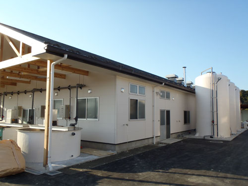 のり生産工場近景